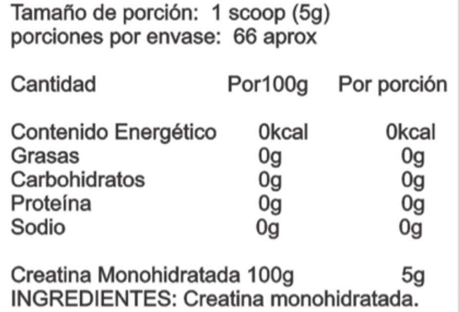 Creatina Monohidratada Creapure