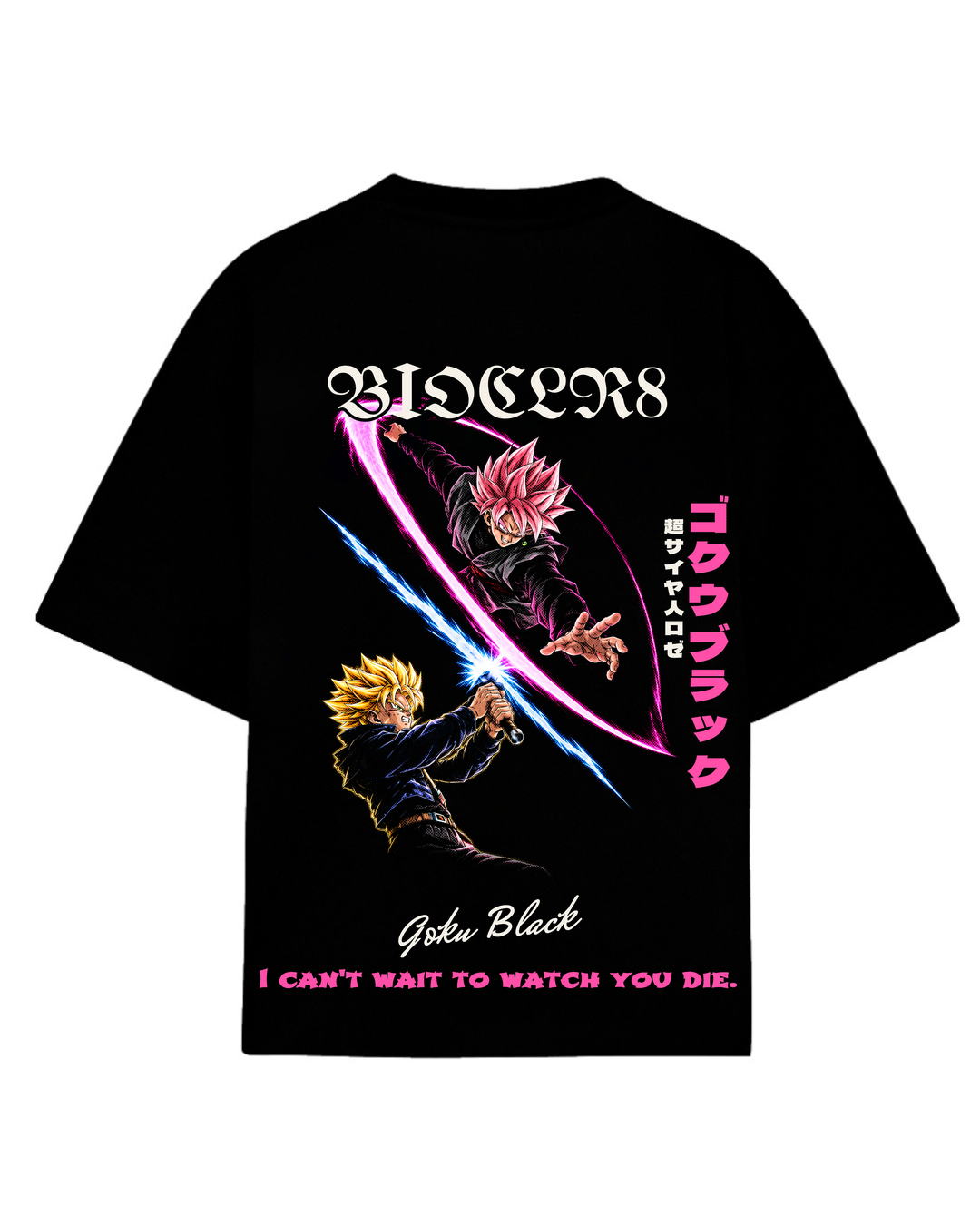 S Black Rose Tee
